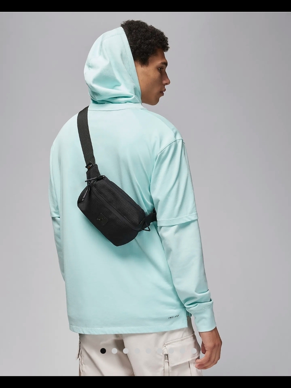 Jordan Cordura Franchise Crossbody Bag (2L) Black One Size (MA0901 023)